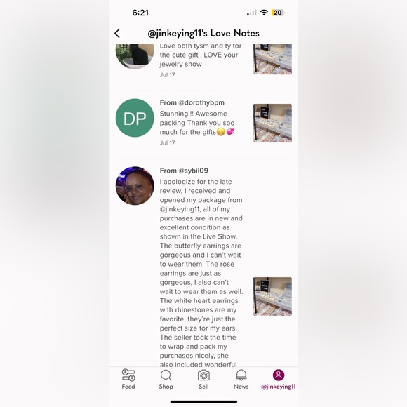 Like this listing to get notified for next live show💗💗 unlisted items in live - Picture 2 of 11